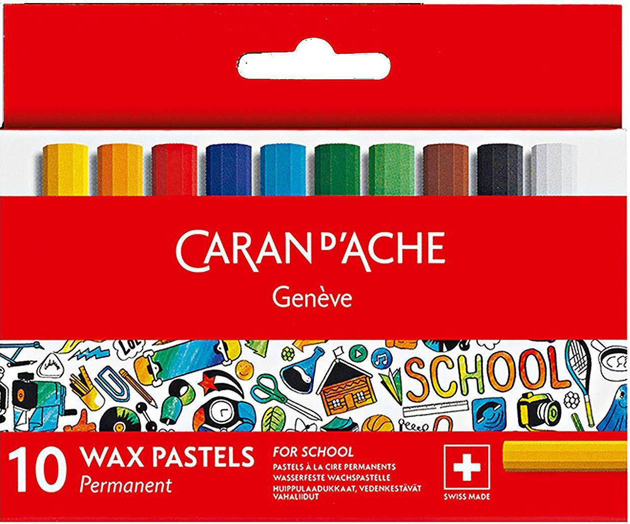 Set 10 creione cerate - Caran D\'Ache - School Line | Caran d\'Ache