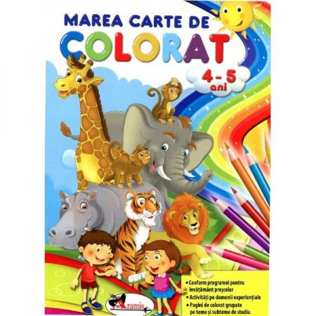 Marea carte de colorat 4-5 ani |