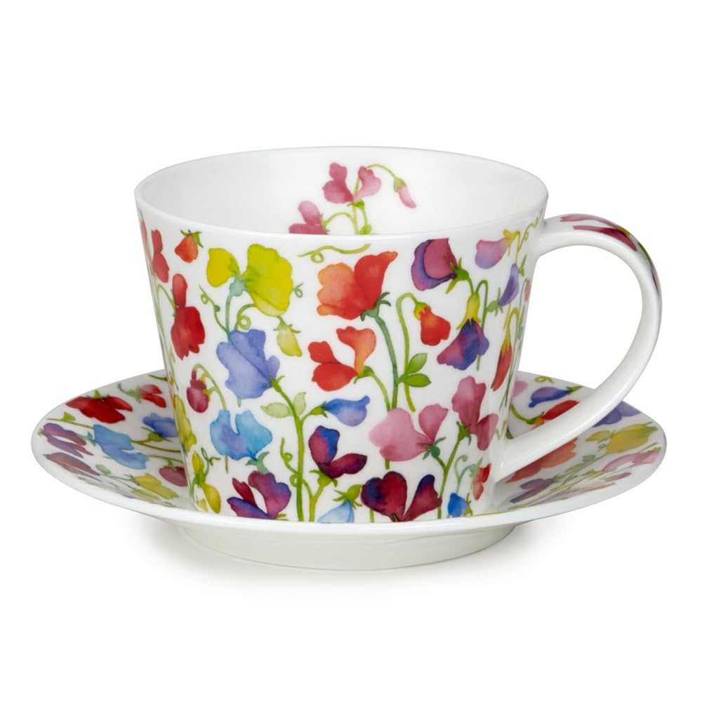 Ceasca si farfurie - Floral | Dunoon