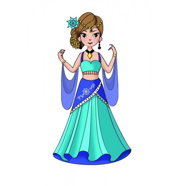 Set Creativ Stampo Fashion Dressing - Princess Oriental | Aladine