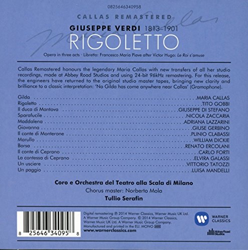 Verdi - Rigoletto Maria Callas Remastered | Maria Callas, Giuseppe di Stefano, Chorus & Orchestra of La Scala Milan - 1 | YEO