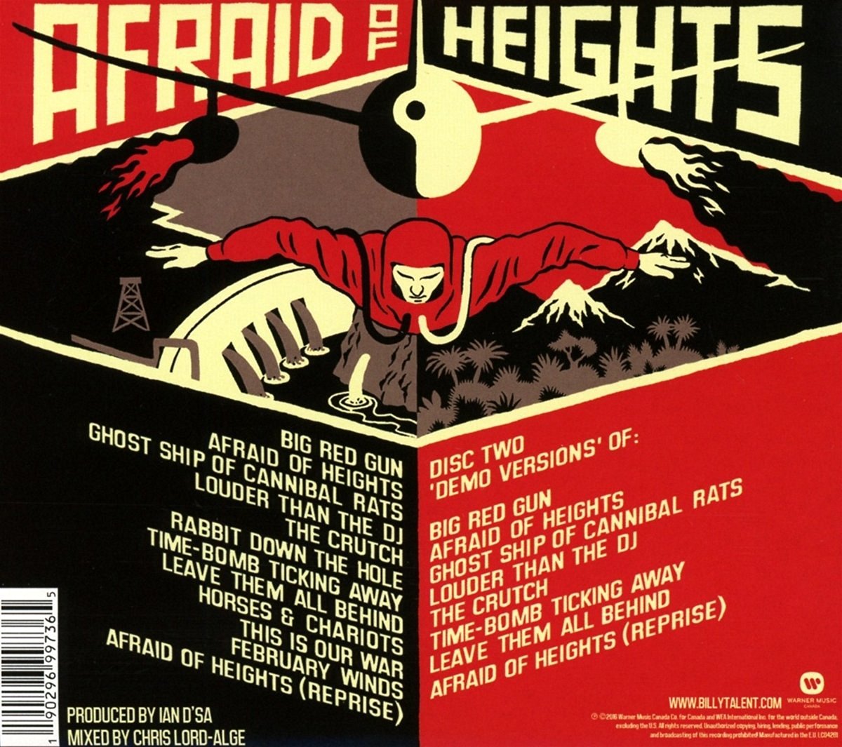 Afraid of Heights Deluxe Version | Billy Talent image