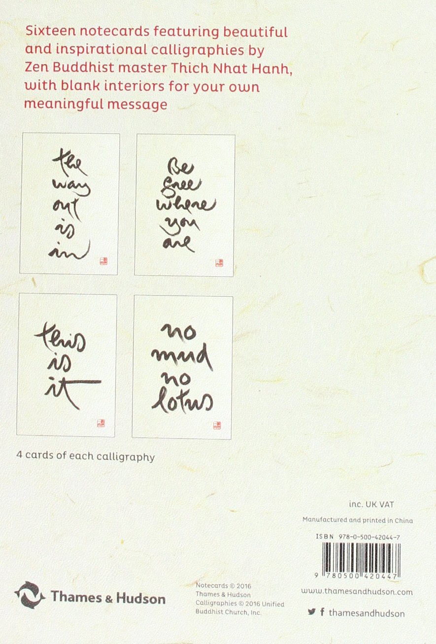 Carti postale - Way Out is In: The Zen Calligraphy of Thich Nhat Hanh - Mai multe modele | Thames & Hudson - 1 | YEO