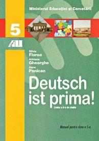 Deutsch ist prima! Manual de limba germana pentru clasa a V-a (limba a II-a de studiu) | Silvia Florea, Adriana Gheorghe, Anne Panican