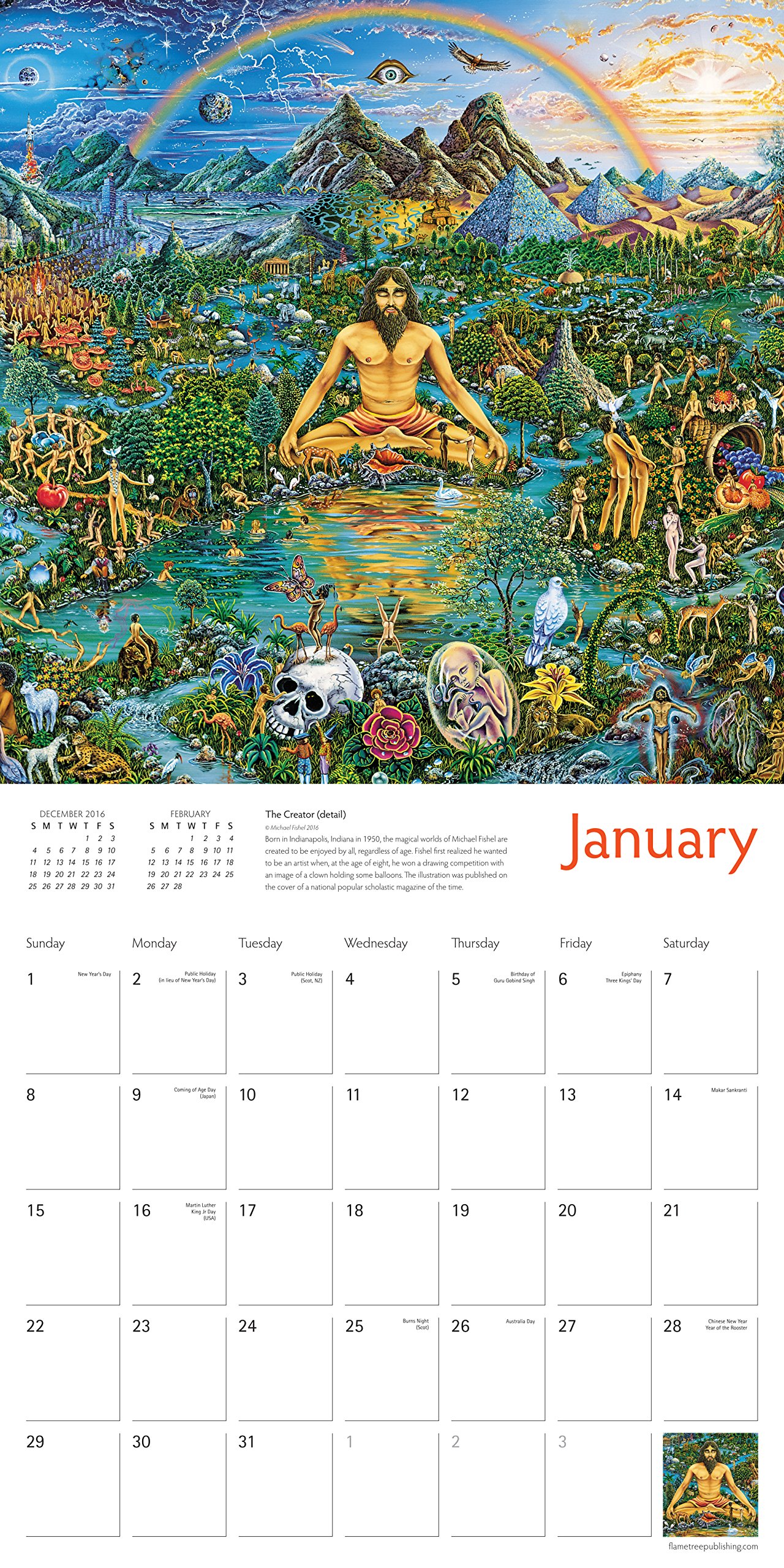 Calendar 2017 - Michael Fishel | Workman Publishing