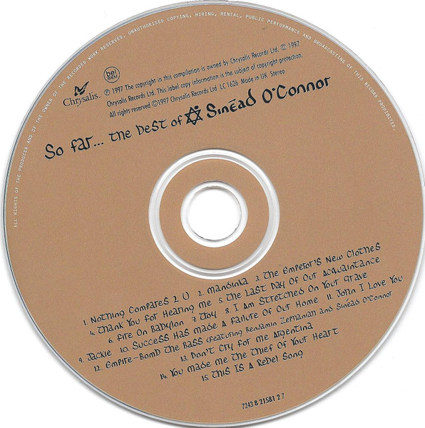 So Far... The Best Of Sinead O\'Connor | Sinead O\'Connor - 1 | YEO