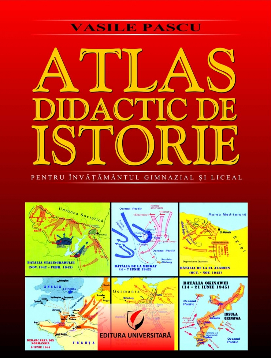 Atlas didactic de istorie | Vasile Pascu carturesti.ro imagine 2022