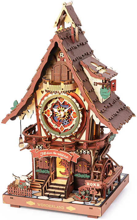 Puzzle 3D 436 piese - Cuckoo Clock | Robotime - 10