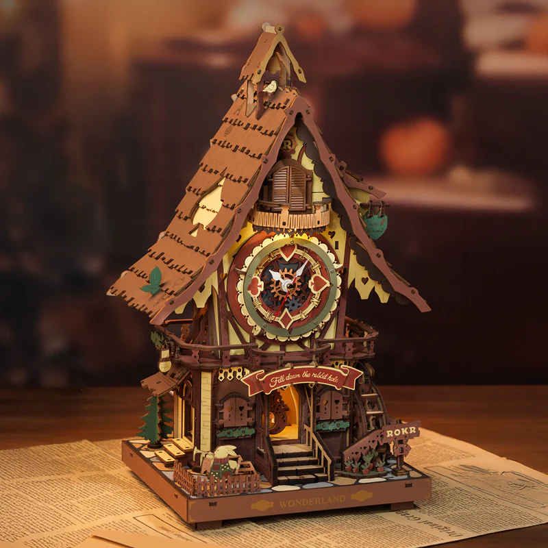 Puzzle 3D 436 piese - Cuckoo Clock | Robotime - 2