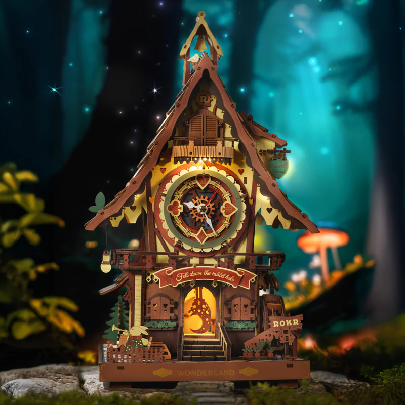 Puzzle 3D 436 piese - Cuckoo Clock | Robotime - 3