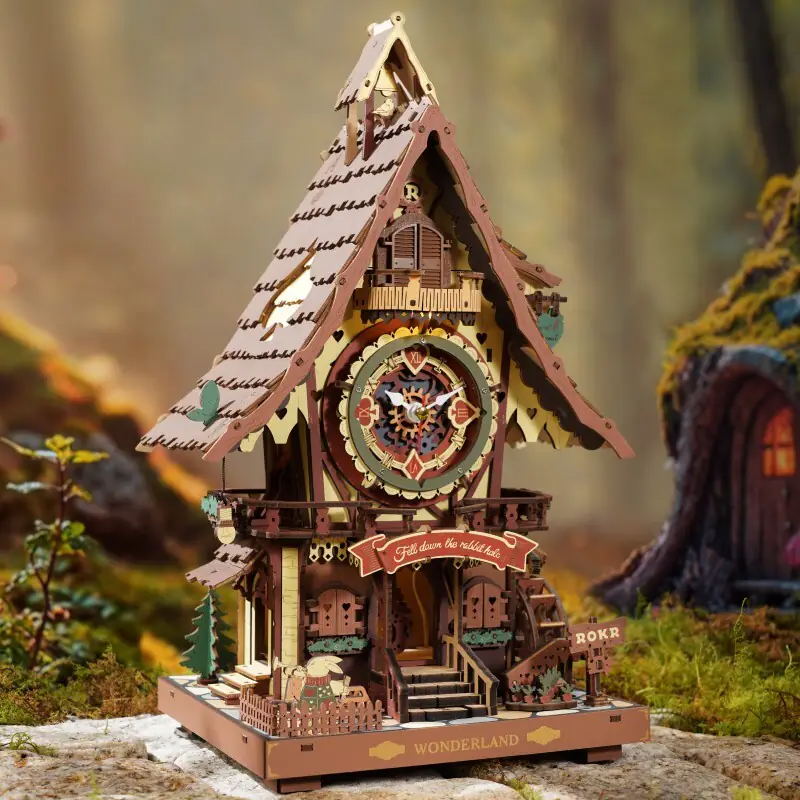 Puzzle 3D 436 piese - Cuckoo Clock | Robotime - 4