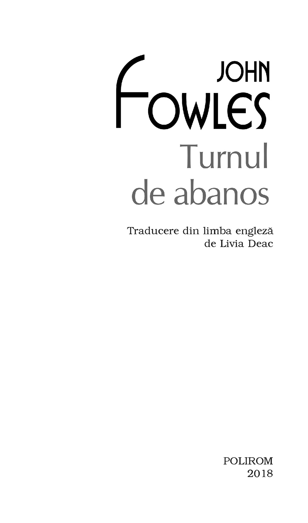 Turnul de abanos | John Fowles - 6