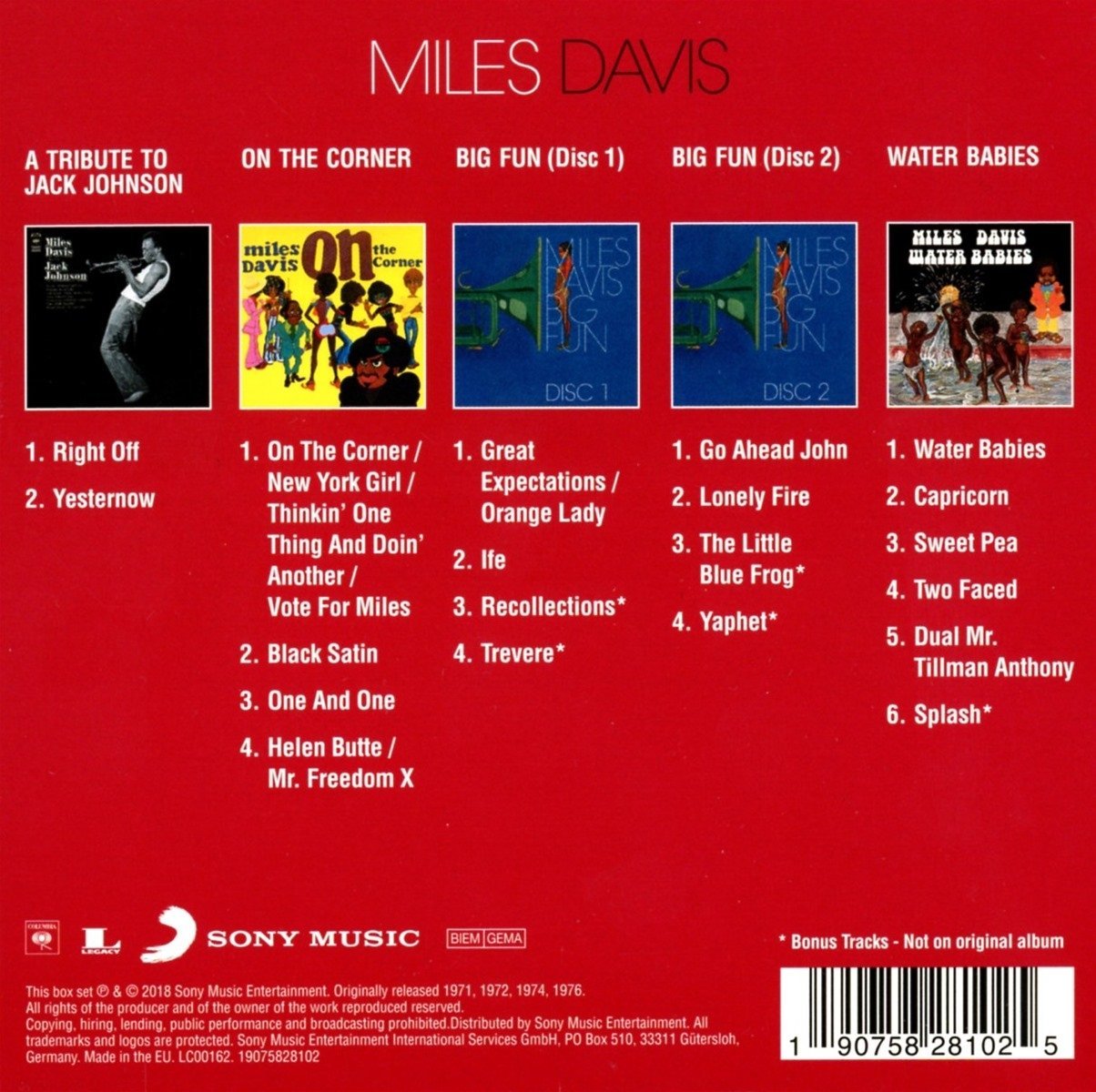 Miles Davis - Original Album Classics | Miles Davis - 1 | YEO