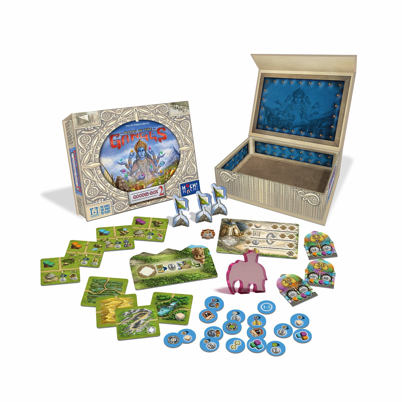 Extensie - Rajas of the Ganges - Goodie Box #2 | Huch