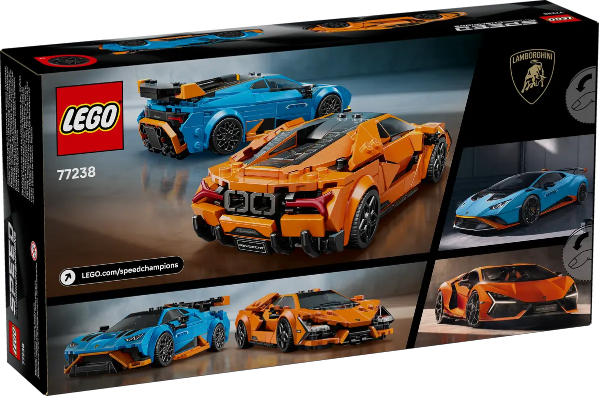 LEGO Speed Champions - Lamborghini Revuelto & Huracan STO (77238) | LEGO - imagine 10