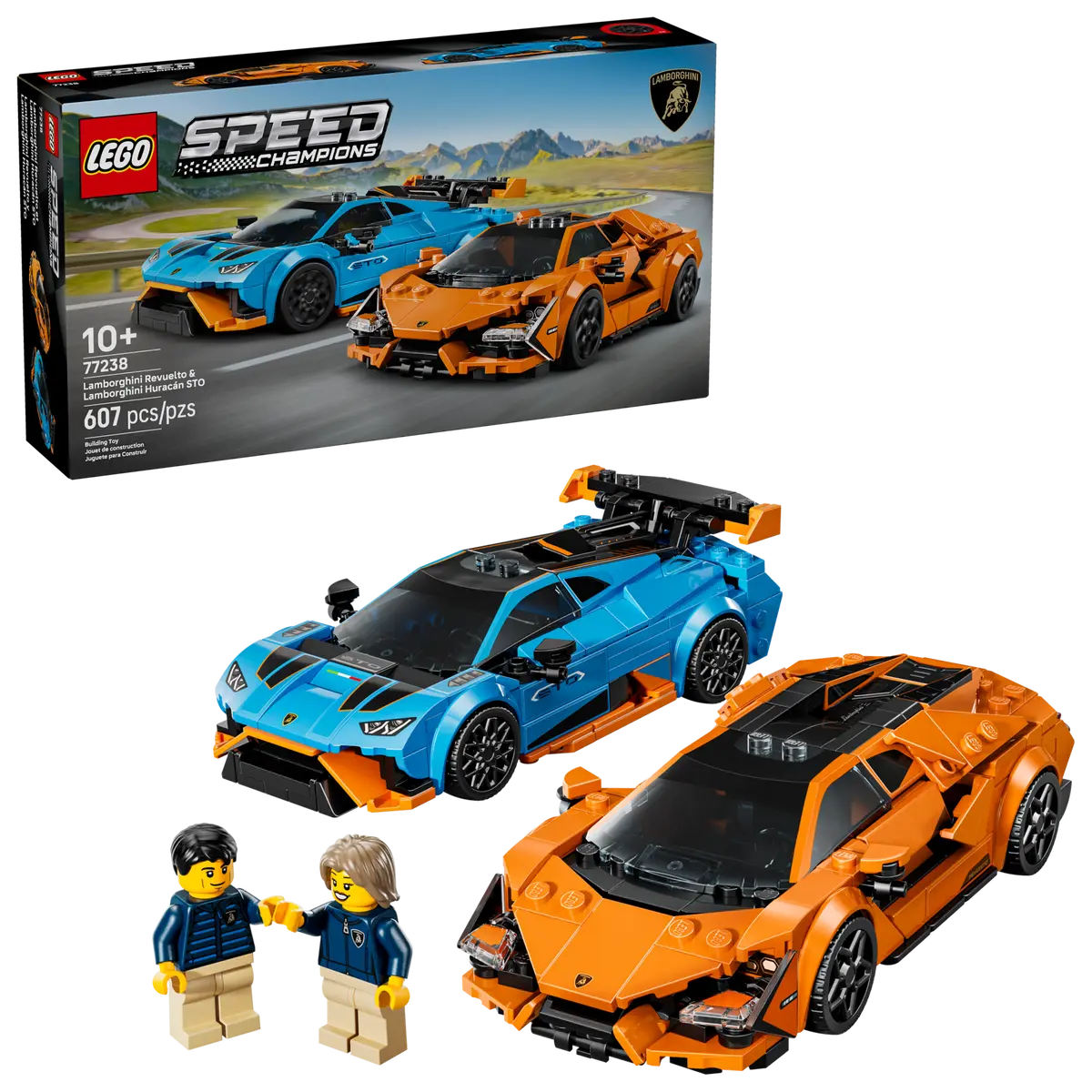 LEGO Speed Champions - Lamborghini Revuelto & Huracan STO (77238) | LEGO - imagine 2