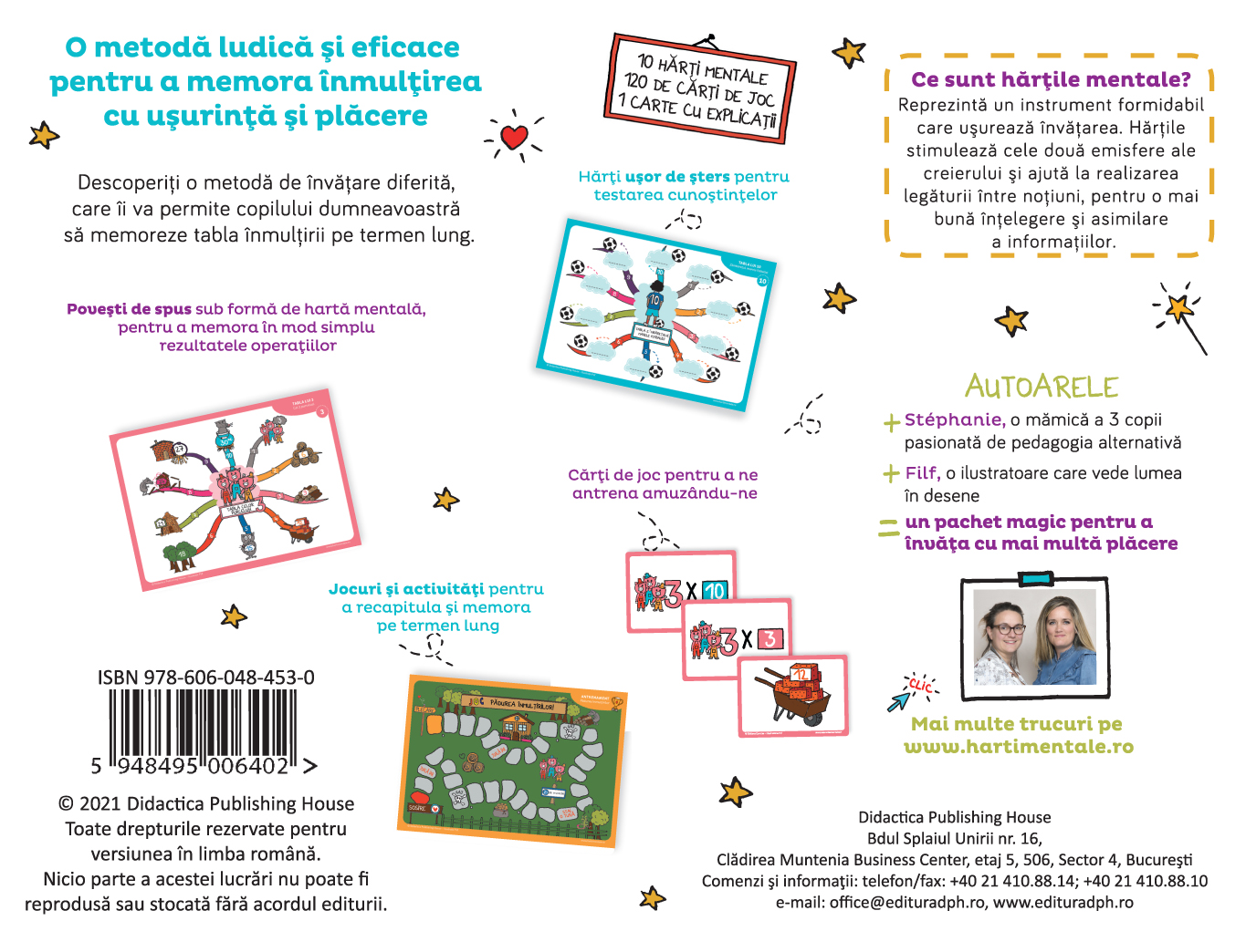 Invat usor inmultirea - harti mentale | Stephanie Eleaume-Lachaud