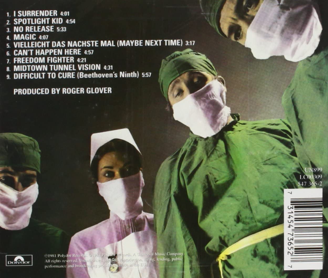 Difficult To Cure | Rainbow