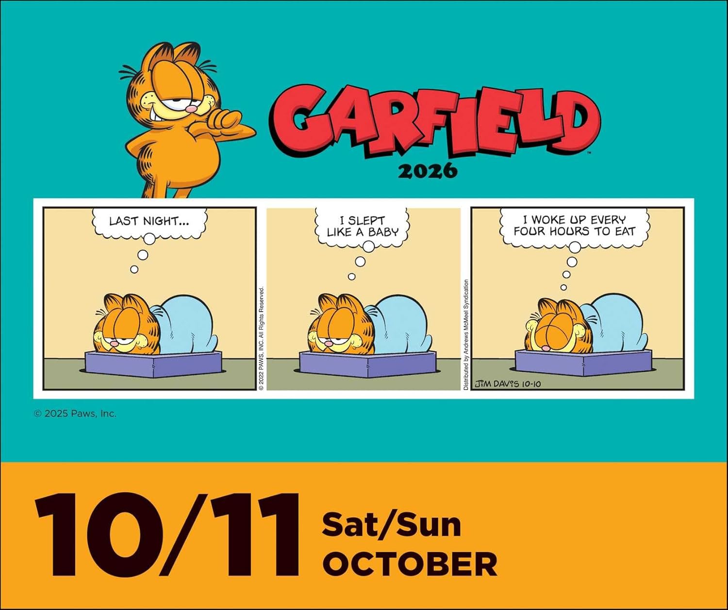 Calendar 2026 - Garfield | Andrews McMeel