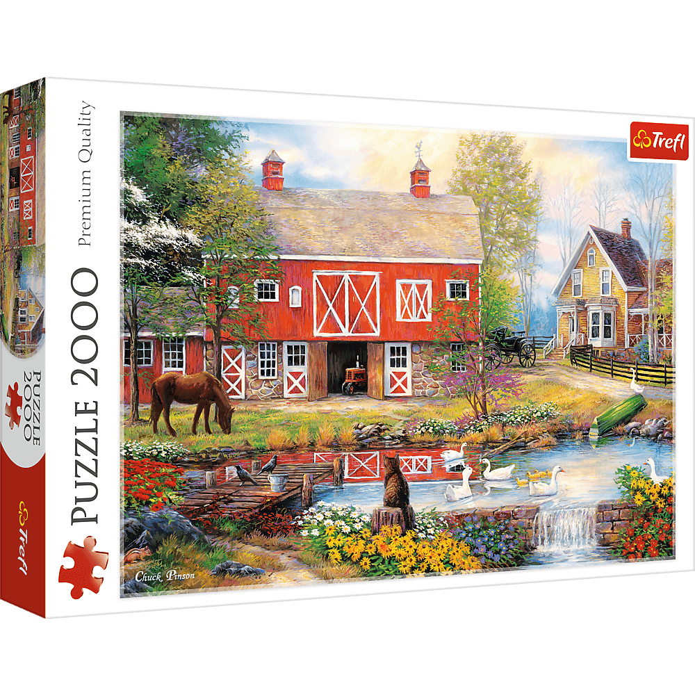 Puzzle 2000 piese - Viata la tara | Trefl