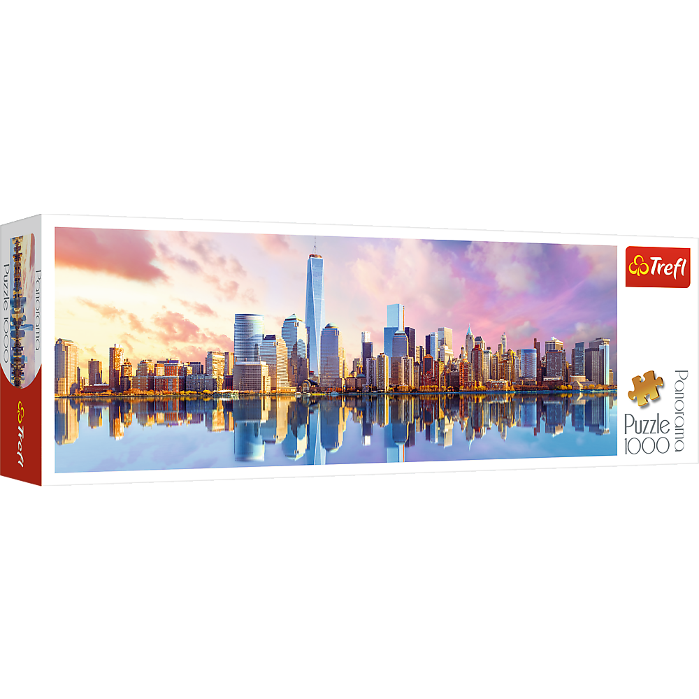 Puzzle panoramic 1000 piese - Manhattan | Trefl - 1 | YEO