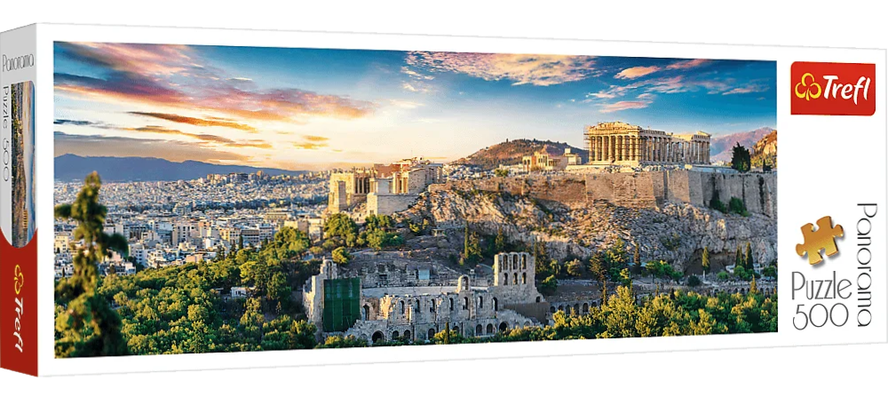 Puzzle 500 piese - Panorama - Acropolis Atena | Trefl - 2 | YEO