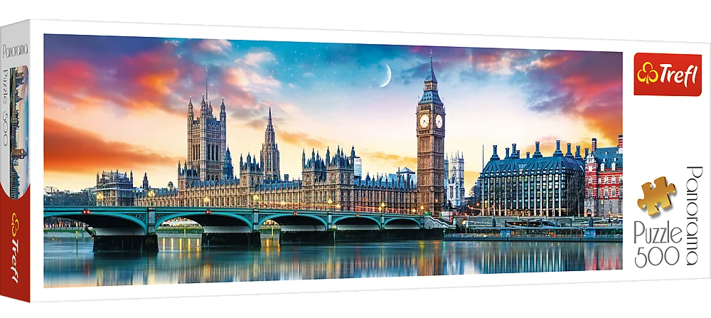 Puzzle 500 piese - Panorama - Big Ben | Trefl - 2 | YEO