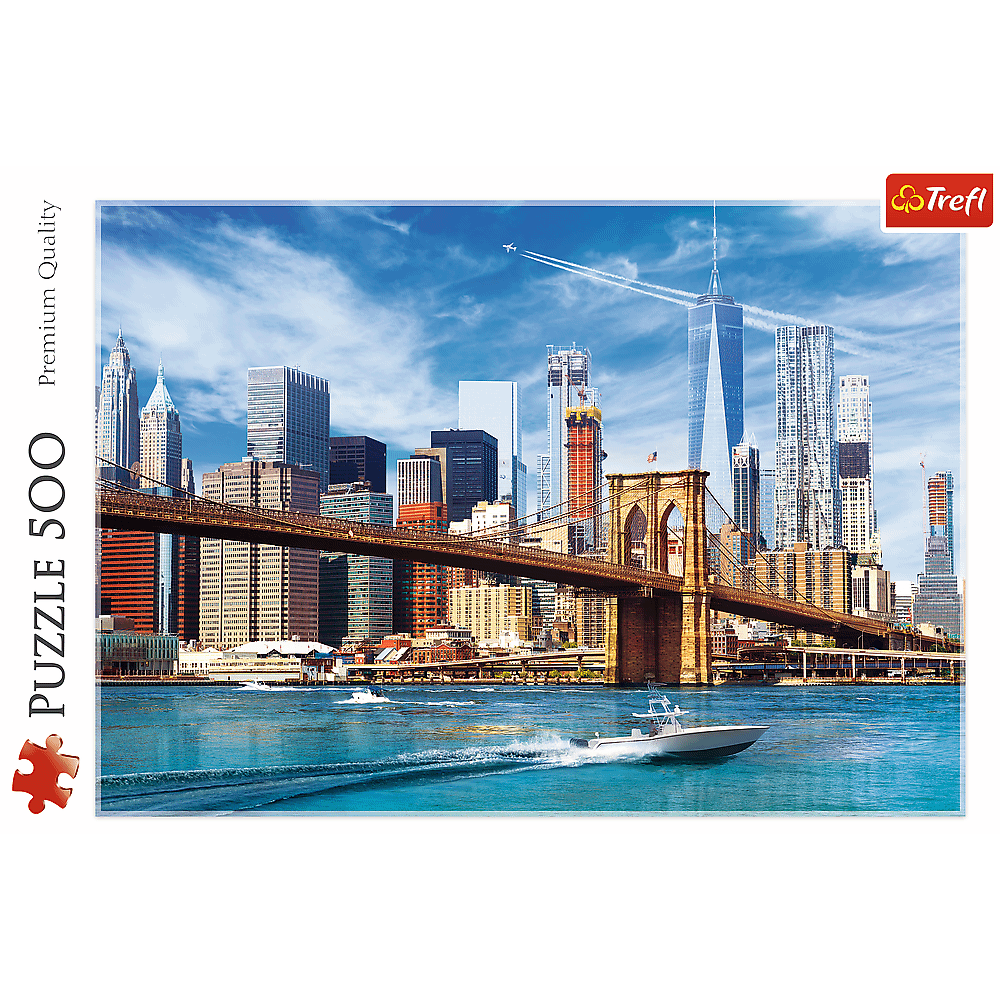 Puzzle 500 piese - Priveliste din New York | Trefl - 1