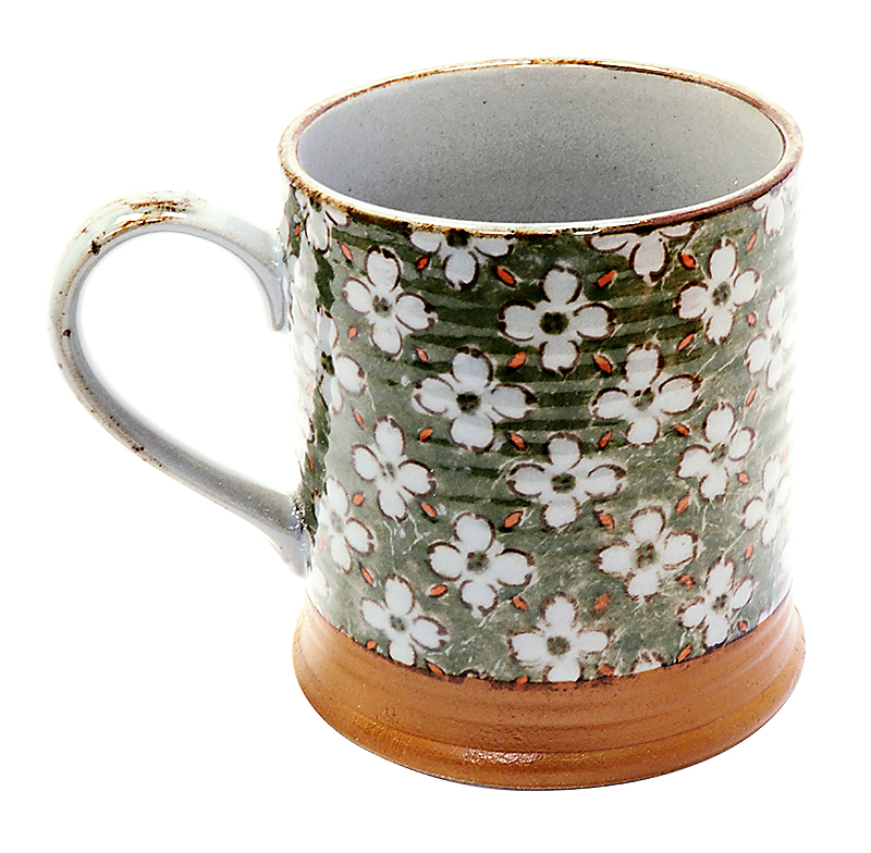 Cana - Green with White Flowers