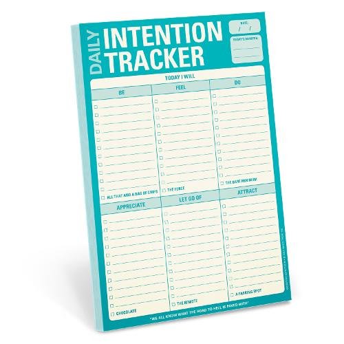 Knock Knock - Daily Intention Tracker Pad |