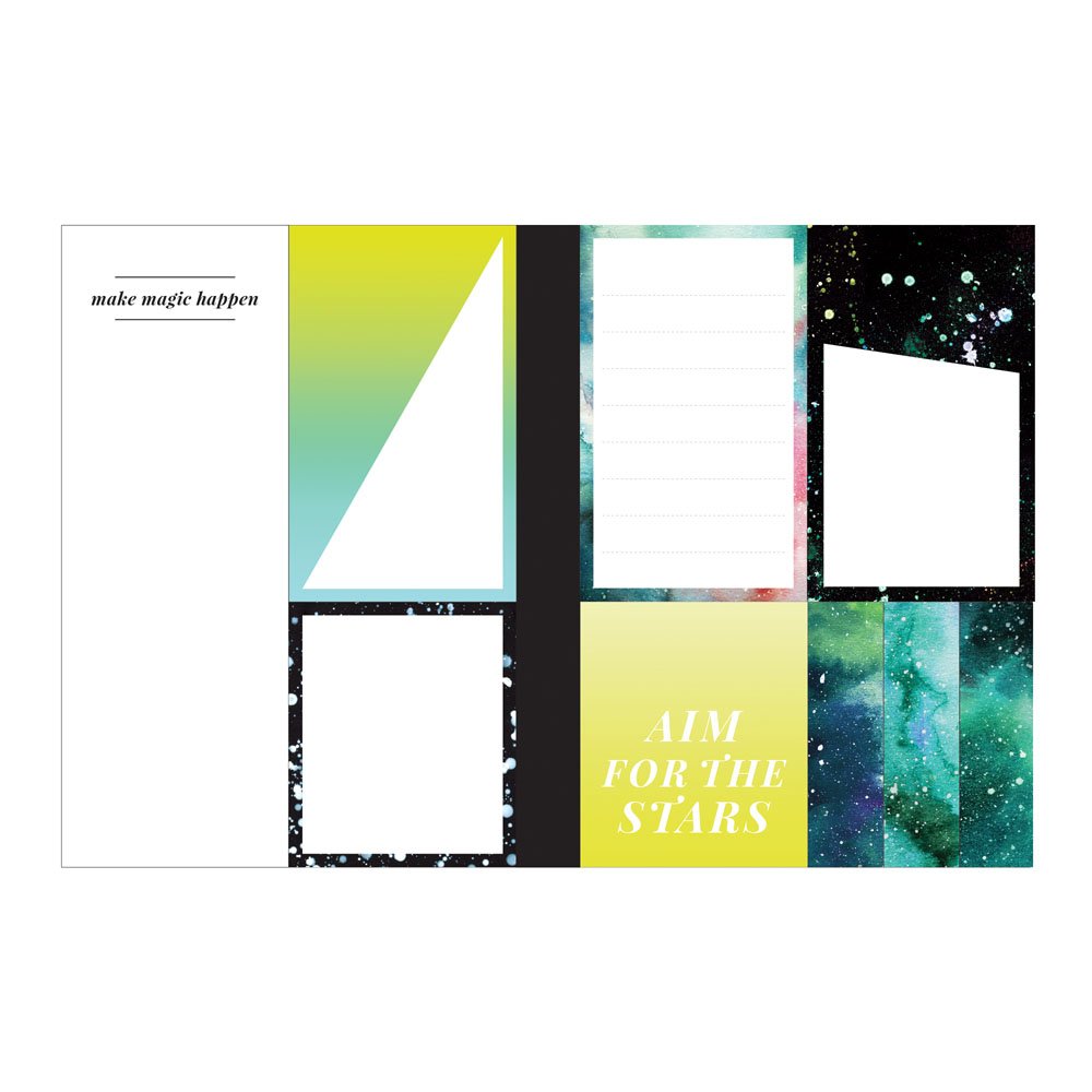 Cosmos Hardcover Book of Sticky Notes | Galison