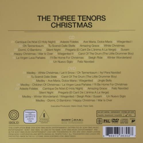 3 Tenors Christmas (CD+DVD Tin Box) | Placido Domingo, Jose Carreras, Luciano Pavarotti