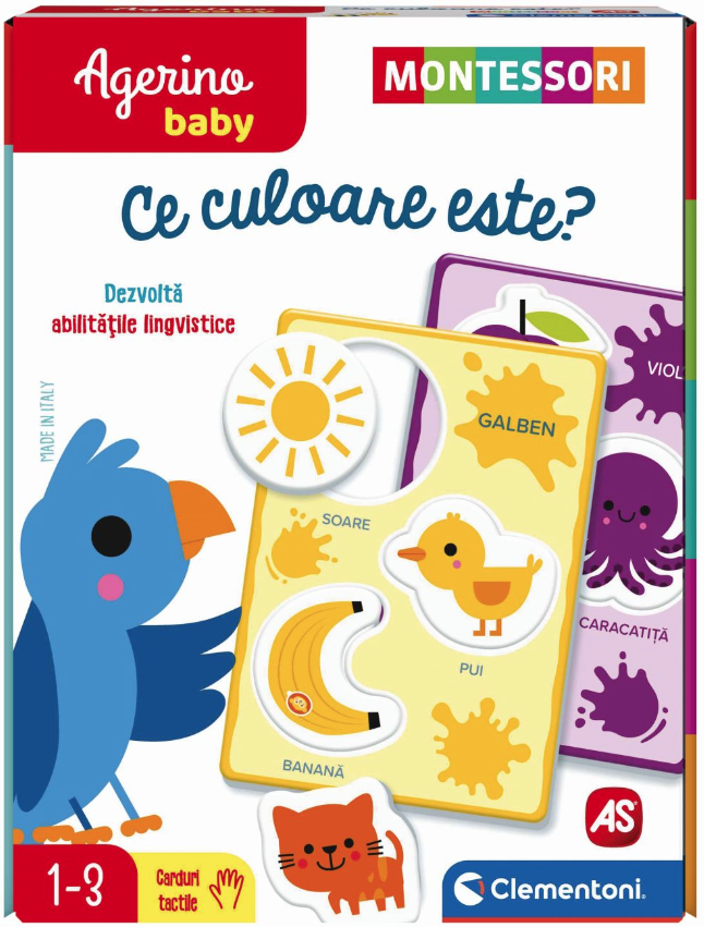 Joc de societate - Agerino Baby Montessori - Ce culoare este? | AS - 4