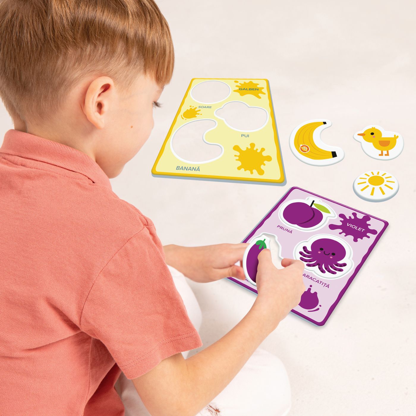 Joc de societate - Agerino Baby Montessori - Ce culoare este? | AS - 1