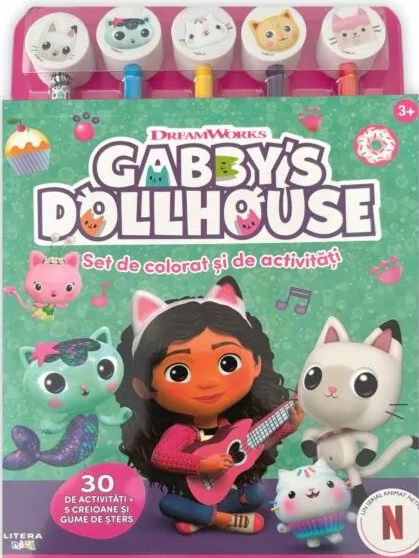 Set de colorat si de activitati - Gabby's Dollhouse |