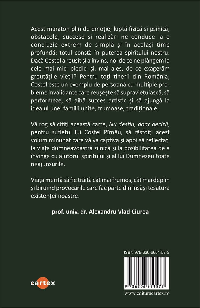 Nu destin, doar decizii | Costel Pirnau