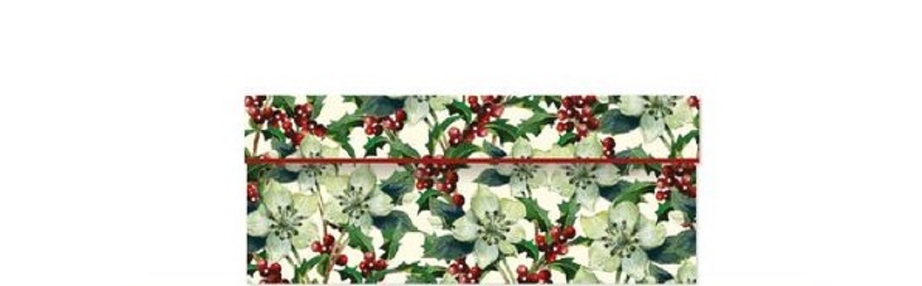 Cutie mica pentru cadouri - Green/red christmas small box | Penny Kennedy