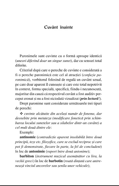 Dictionar de paronime al limbii romane | M. E. Iacobescu - 3