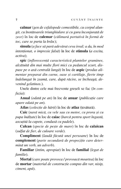 Dictionar de paronime al limbii romane | M. E. Iacobescu - 1