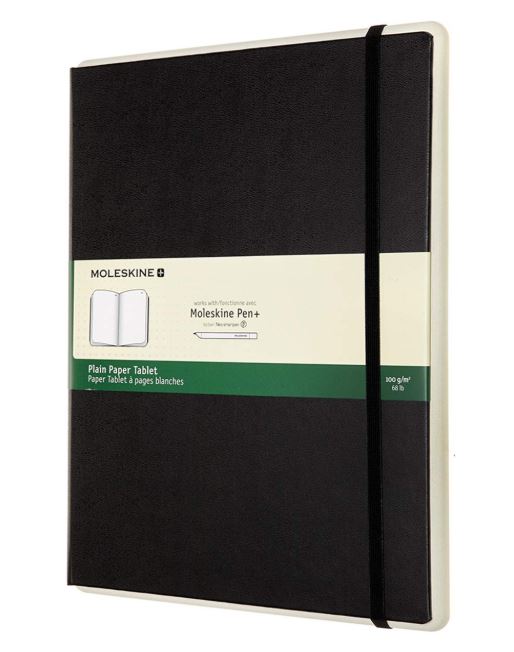 Carnet - Moleskine Smart Notebook Paper Tablet - Plain, Extra Large, Black | Moleskine