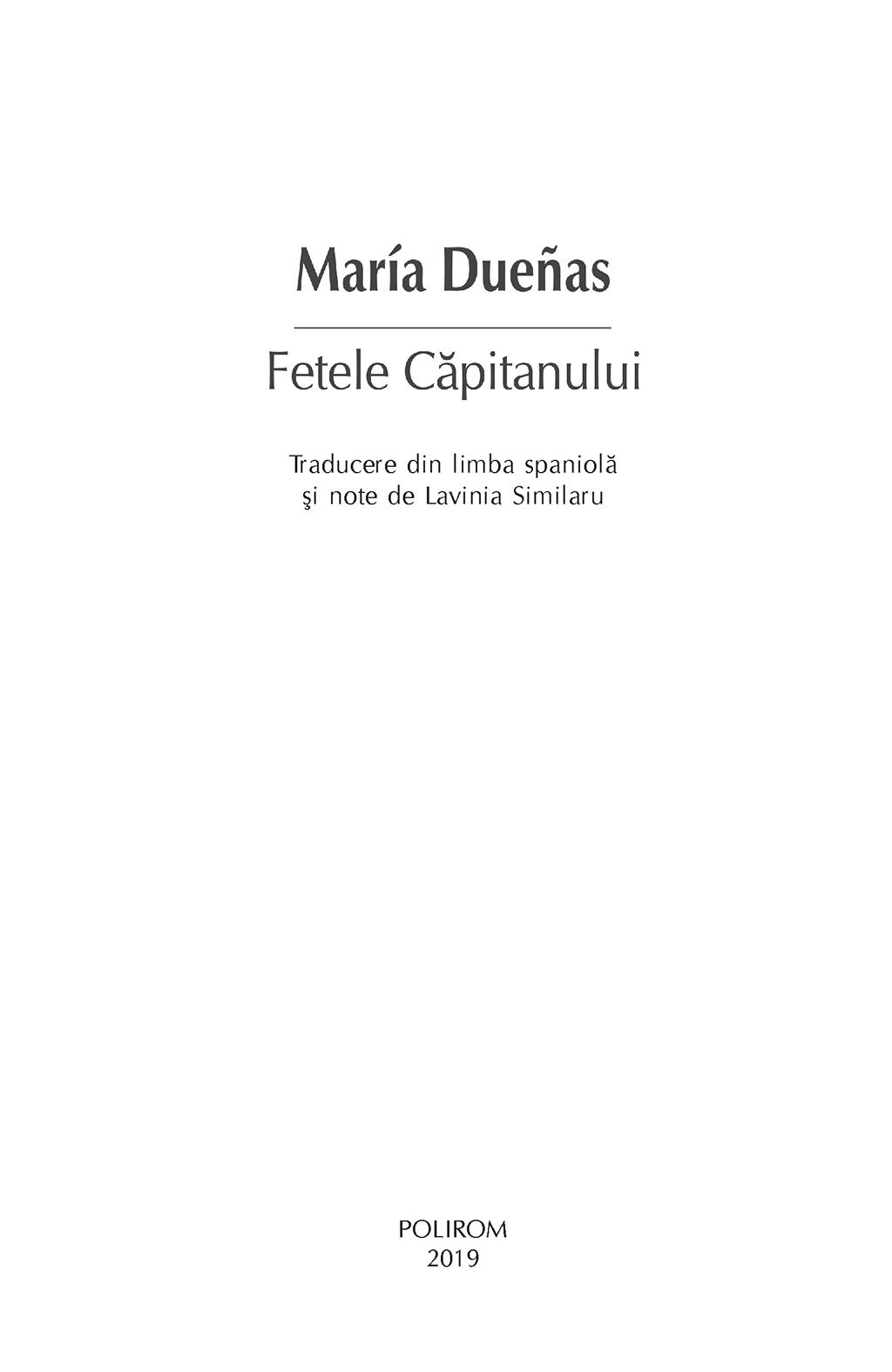 Fetele capitanului | Maria Duenas - 1 | YEO