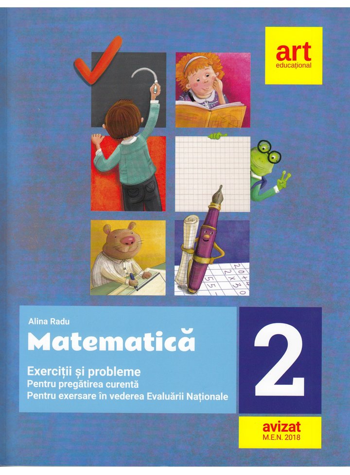 Exercitii si probleme de matematica Clasa a II-a (plus Portofoliu de evaluare) | Alina Radu
