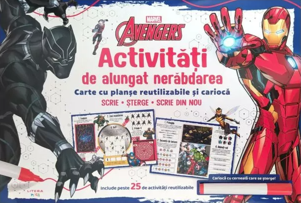 Marvel. Avengers - Activitati de alungat nerabdarea |