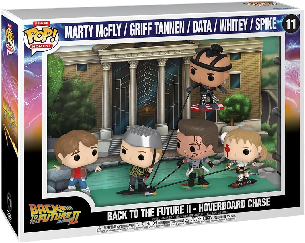 Set figurine Back to the Future II - Hoverboard Chase | Funko