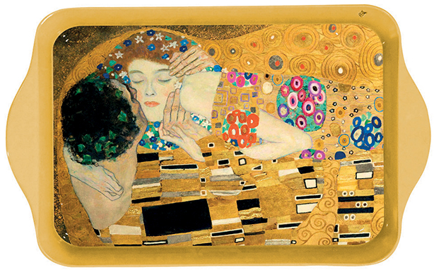 Tava mare de metal - Gustav Klimt - Le Baiser | Cartexpo