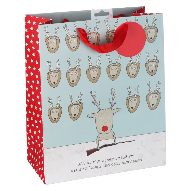  Punga de cadou - Large - Rosie Reindeers | Glick 