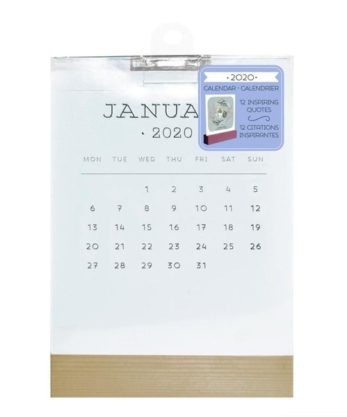 Calendar 2020 - Wooden Base | Legami