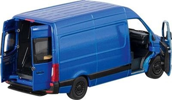 Masinuta metalica Mercedes Benz Sprinter (mai multe culori, pret pe bucata) | Goki - 1