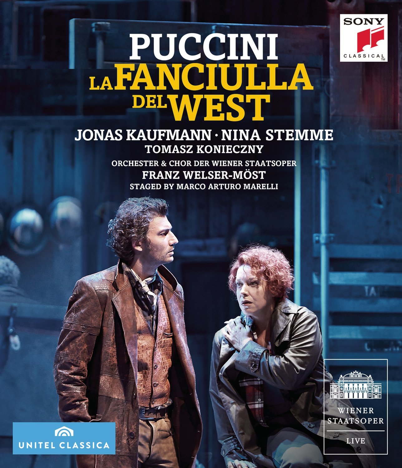 Puccini: La Fanciulla Del West Blu Ray Disc | Marco Arturo Marelli, Jonas Kaufmann