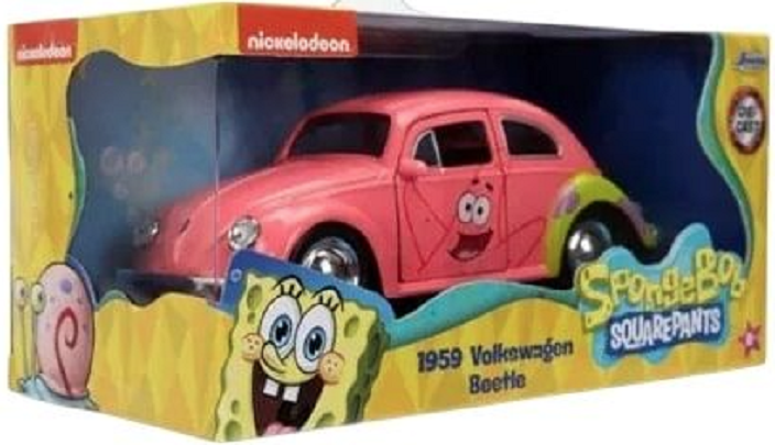 Masinuta metalica - Sponge Bob - Volkswagen Beetle 1959 | Jada Toys - 5